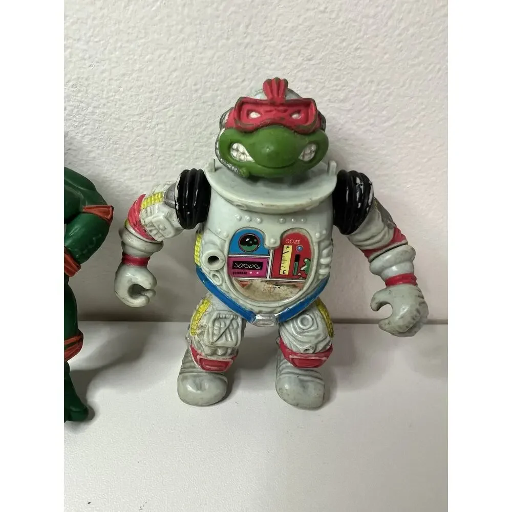 Vintage TMNT Playmates Action Figure Lot 1988-90 Turtle Copter INCOMPLETE PARTS